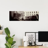 Vintage Algeria Algiers Post office building ポスター (ホームオフィス)