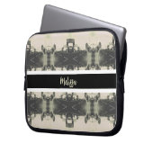 Vintage Algeria Algiers street building Postcard ラップトップスリーブ (正面左)