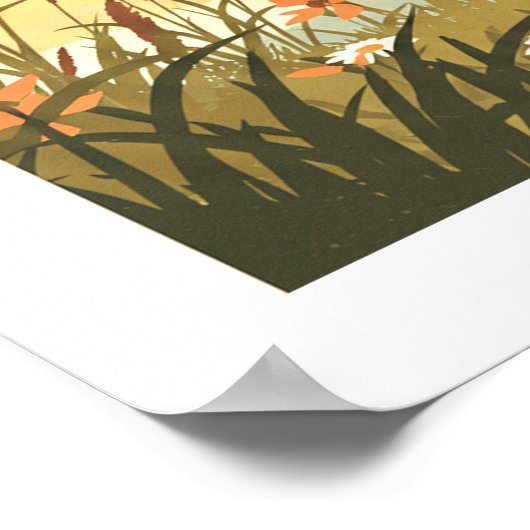 Vintage Allen Texas ポスター (角)