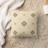 Vintage Alternating Medallions Pattern クッション (ブランケット)
