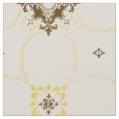 Vintage Alternating Medallions Pattern ファブリック (クローズアップ)