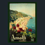 Vintage Amalfi Travel Advertisement ポスター<br><div class="desc">Beautiful vintage travel poster of the Amalfi Coast in Italy by Mario Borgoni in 1915. Mario Borgoni, 1869 – 1936, was born in Pesaro, Italy and was one of the early Italian artists who successfully made the transition from fine art to commercial art. His ornate illustrations used dramatic lighting and...</div>