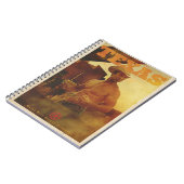 Vintage American Cowboy Poster ノートブック (左側)