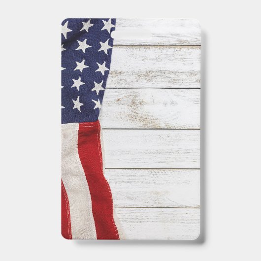 Vintage American Flag バッジ (正面)
