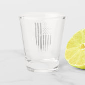 Vintage American Flag Shot Glass ショットグラス (裏面)