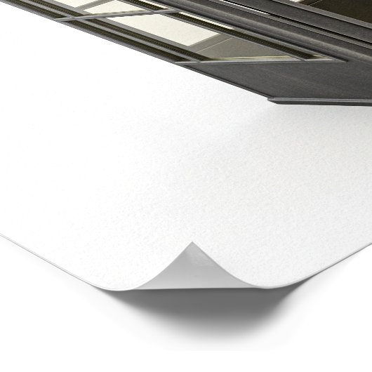 Vintage American Phone Booth ポスター (角)