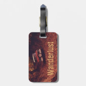 Vintage Americana Wanderlust ラゲッジタグ (裏面縦)