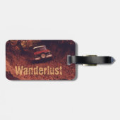 Vintage Americana Wanderlust ラゲッジタグ (裏面横)