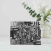 Vintage Amsterdam Holland Bikers ポストカード (スタンド正面)