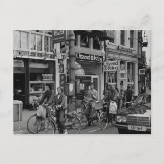 Vintage Amsterdam Holland Bikers ポストカード