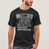 Vintage Amsterdam Holland Bikers Tシャツ (正面)