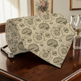 Vintage Anatomy Brain Science Custom Necktie ネクタイ