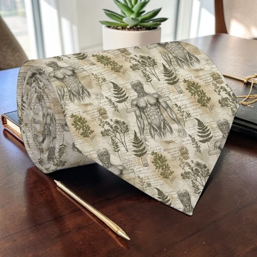 Vintage Anatomy Science Custom Necktie ネクタイ