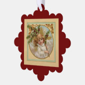 Vintage Angel Paper Ornament Card オーナメントカード (左)