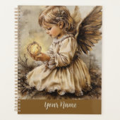 Vintage Angel Planner - Personalize Your Name プランナー手帳 (正面)