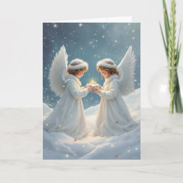 Vintage Angels Gift Giving カード