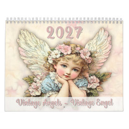 Vintage Angels – Vintage Engel 2027 カレンダー