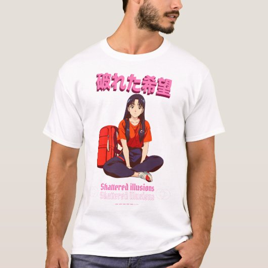 Vintage Anime style Unisex Streetwear T-Shirt Tシャツ (正面)