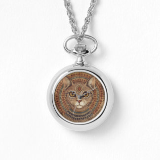 Vintage, Antique Cat, Ancient Greece Style 腕時計