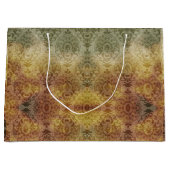 Vintage Antique Damask All Occasion  ラージペーパーバッグ (正面)