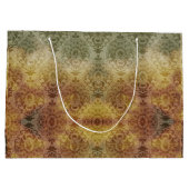 Vintage Antique Damask All Occasion  ラージペーパーバッグ (裏面)