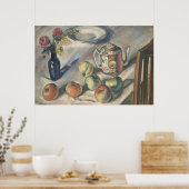 Vintage Antique Kitchen Table Still-Life Poster ポスター (キッチン)