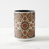 Vintage Antique Persian Oriental Turkish Pattern  マグカップ (中央)