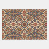 Vintage Antique Persian Oriental Turkish Pattern  ラッピングペーパーシート (正面2)