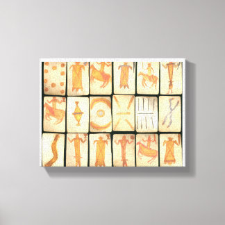 "Vintage Apache Drawings" キャンバスプリント