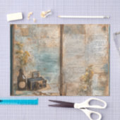 Vintage Apothecary Bottle Antique Camera 薄葉紙 (クラフト)