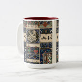 Vintage Arabian Pattern by Albert Racine ツートーンマグカップ (正面左)