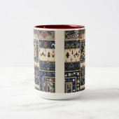 Vintage Arabian Pattern by Albert Racine ツートーンマグカップ (中央)