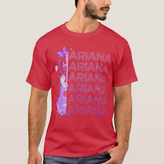 Vintage Ariana Name Retro Style 70s 80s First for  Tシャツ