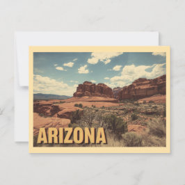Vintage Arizona Travel ポストカード