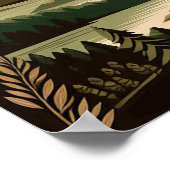 Vintage Arkansas Rustic Rivers Poster ポスター (角)