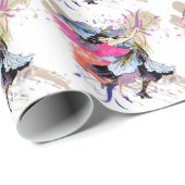 Vintage Art Celebrateアイリス踊りの妖精の女性 ラッピングペーパー (ロールコーナー)