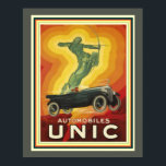 Vintage Art Deco Ad for Unic Automobiles 16 x 20 ポスター<br><div class="desc">Unique Art Deco Ad Poster for Unic Automobiles. Poster measures 16 x 20</div>