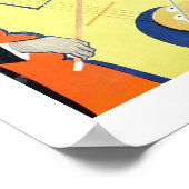 Vintage Art Deco Jazz Musicians ポスター (角)