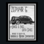 Vintage Art Deco Zephyr 6 Ad 16x20 ポスター<br><div class="desc">Zephyr 6 -Hirondelle Motor Co.Art Deco Poster</div>
