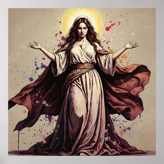 Vintage Art Mary Magdalene   ポスター (正面)