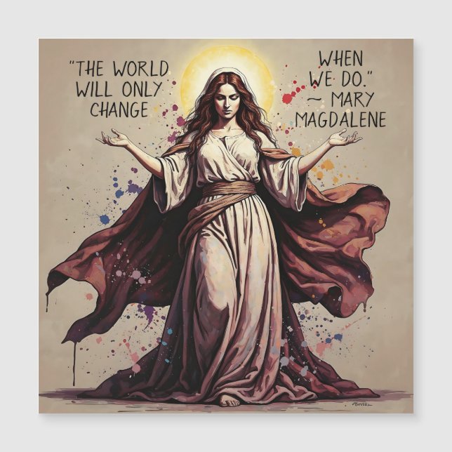Vintage Art Mary Magdalene Quote  (正面)