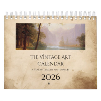 Vintage Art Nature Calendar カレンダー
