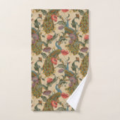 Vintage Art Nouveau 1890 The Peacock Pattern バスタオルセット (ハンドタオル)