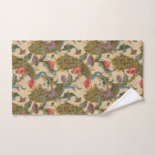 Vintage Art Nouveau 1890 The Peacock Pattern バスタオルセット (ハンドタオル)