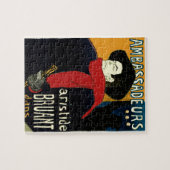 Vintage Art Nouveau Ambassadeurs, Toulouse Lautrec ジグソーパズル (横)