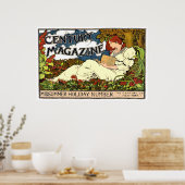 Vintage Art Nouveau Century Magazine Poster ポスター (キッチン)