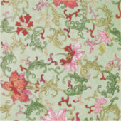 Vintage Art Nouveau Chinese Floral Chinoiserie シール (正面)