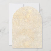 Vintage Art Nouveau Floral Bridal Shower 招待状 (裏面)