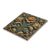 Vintage Art Nouveau  Floral Craftsman タイル (側面)