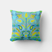 Vintage: Art Nouveau Floral Garden クッション (正面)